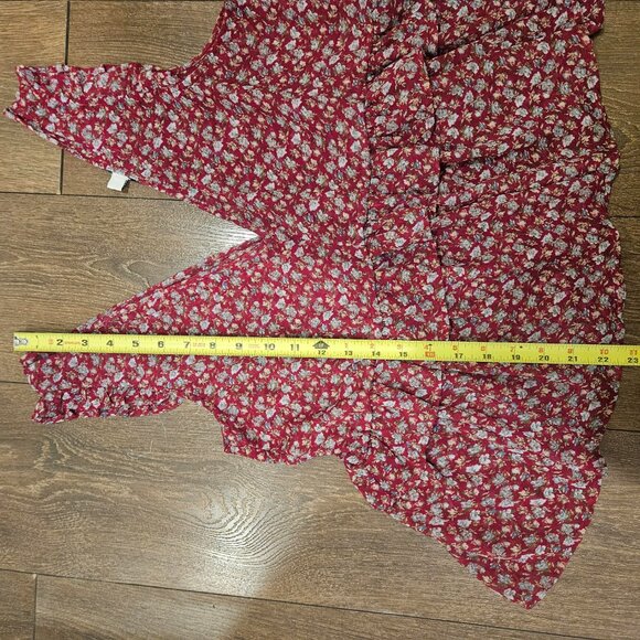 American Eagle Outfitters Floral Tank Top - Red and White - Picture 4 of 10